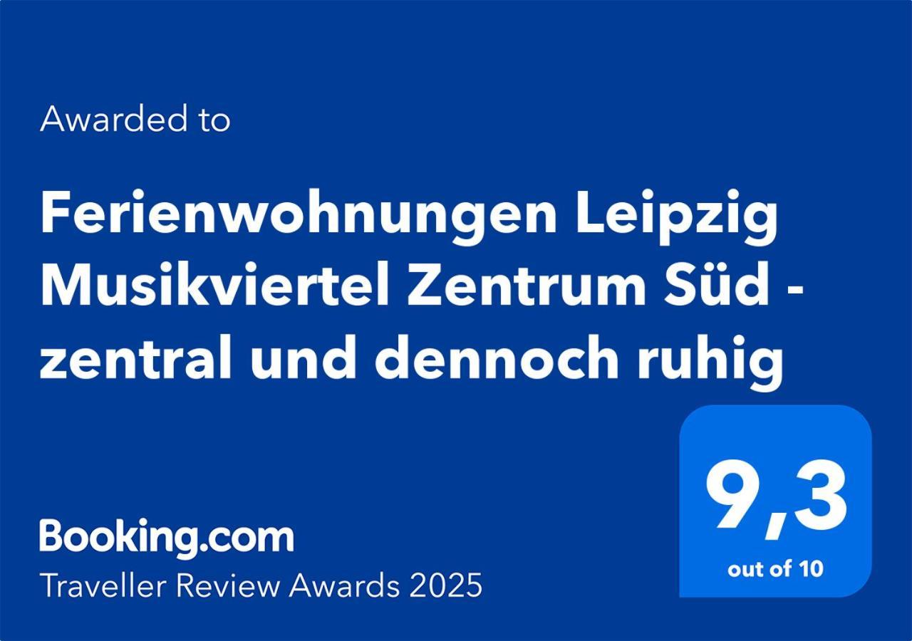 Ferienwohnungen Leipzig Musikviertel Zentrum Sued - Zentral Und Dennoch Ruhig Eksteriør bilde